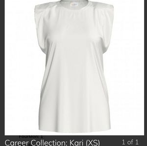 Lularoe XS Kari SOLID WHITE